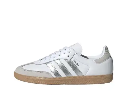 Adidas Originals SAMBA OG Bianco Argento Metallizzato JI2725 Donna EU 36 argento