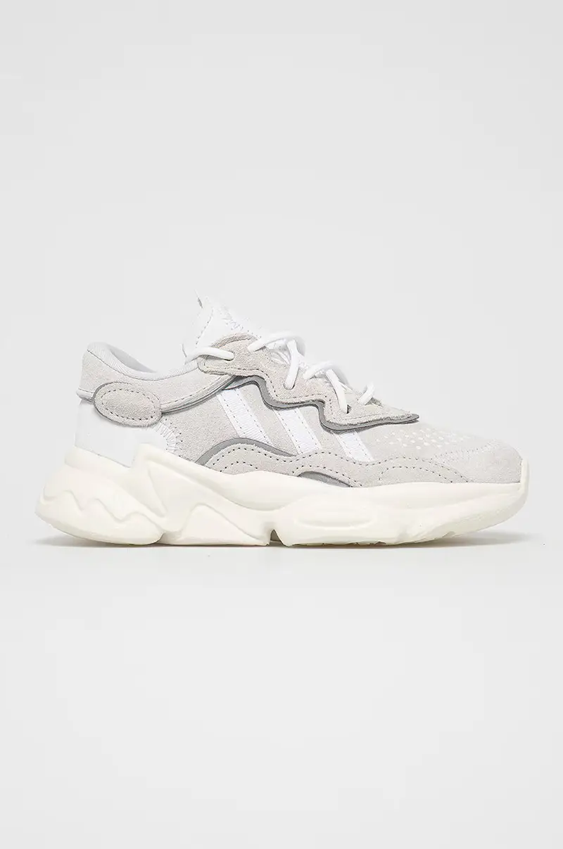 adidas Originals scarpe in pelle OZWEEGO Grigio