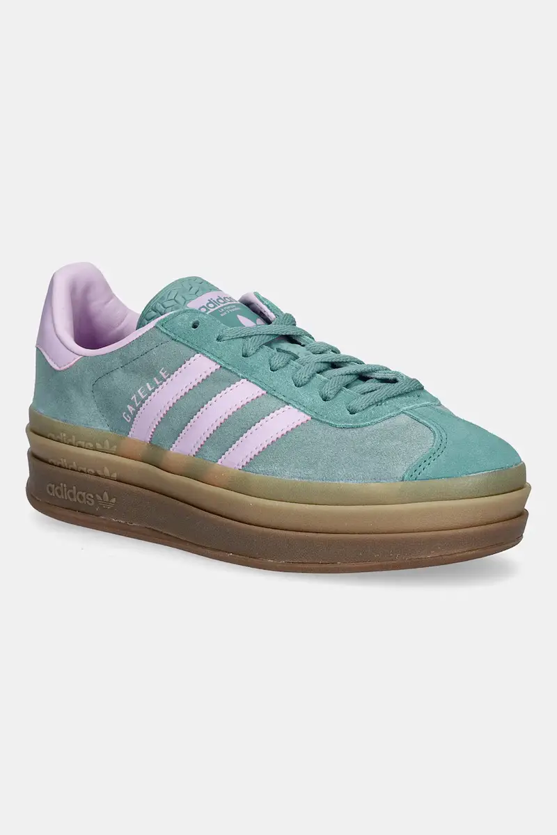 adidas Originals sneakers Gazelle Bold W donna colore verde JS3894