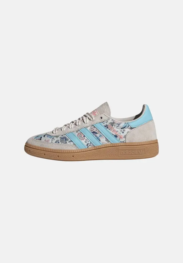 adidas Originals sneakers Handball Spezial Liberty London Off White / Icey Blue / Gum grigio azzurro e bianco donna
