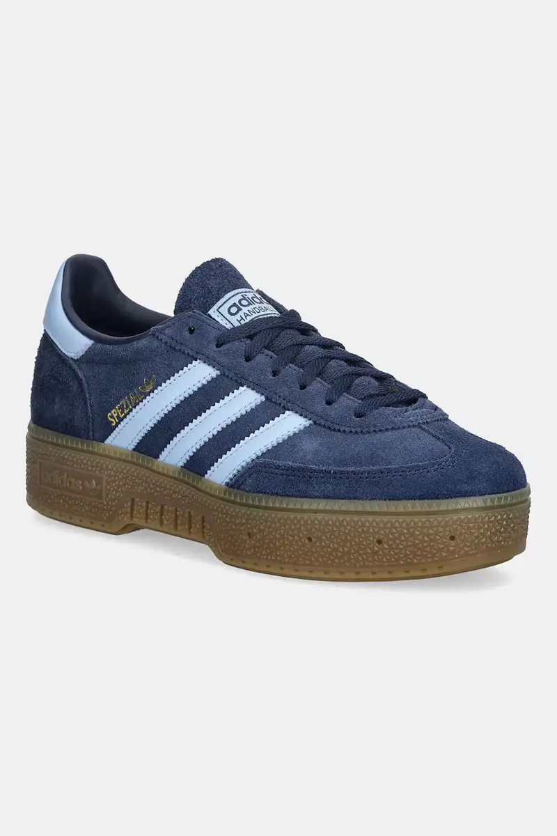 adidas Originals sneakers in camoscio Handball Spezial Bold donna colore blu navy IH9183