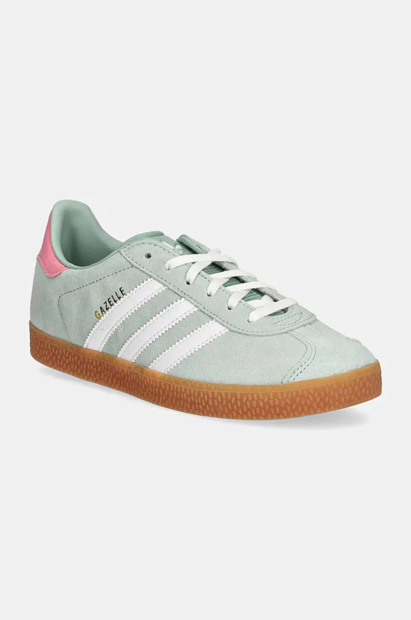 adidas Originals sneakers in camoscio per bambini GAZELLE colore verde IG9152