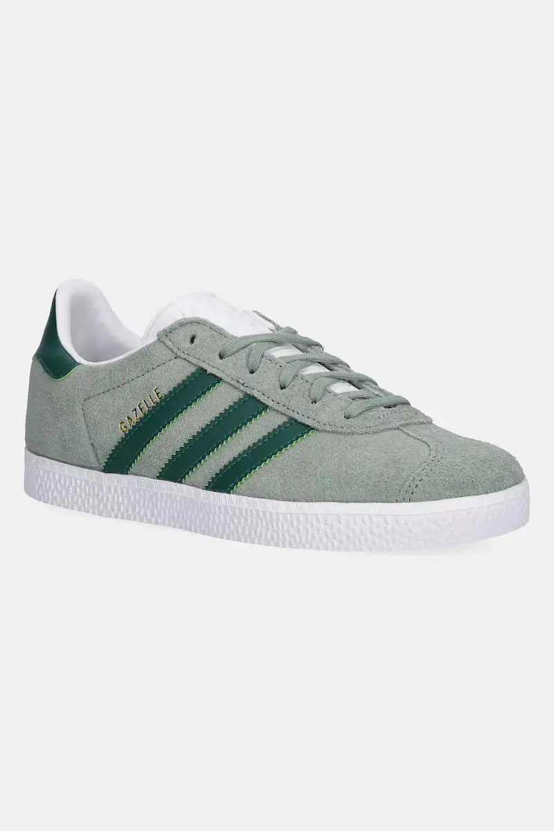 adidas Originals sneakers in camoscio per bambini GAZELLE colore verde JP5540
