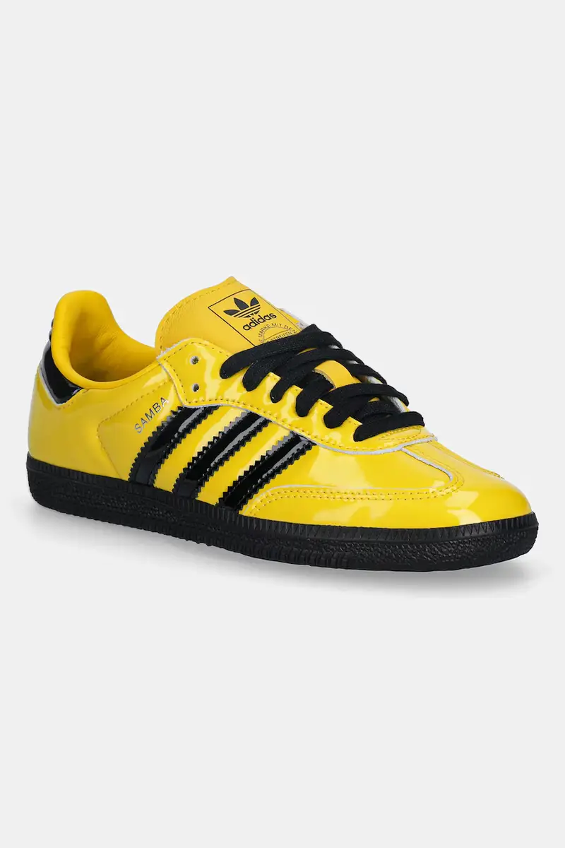 adidas Originals sneakers in pelle Samba OG W donna colore giallo JR8749