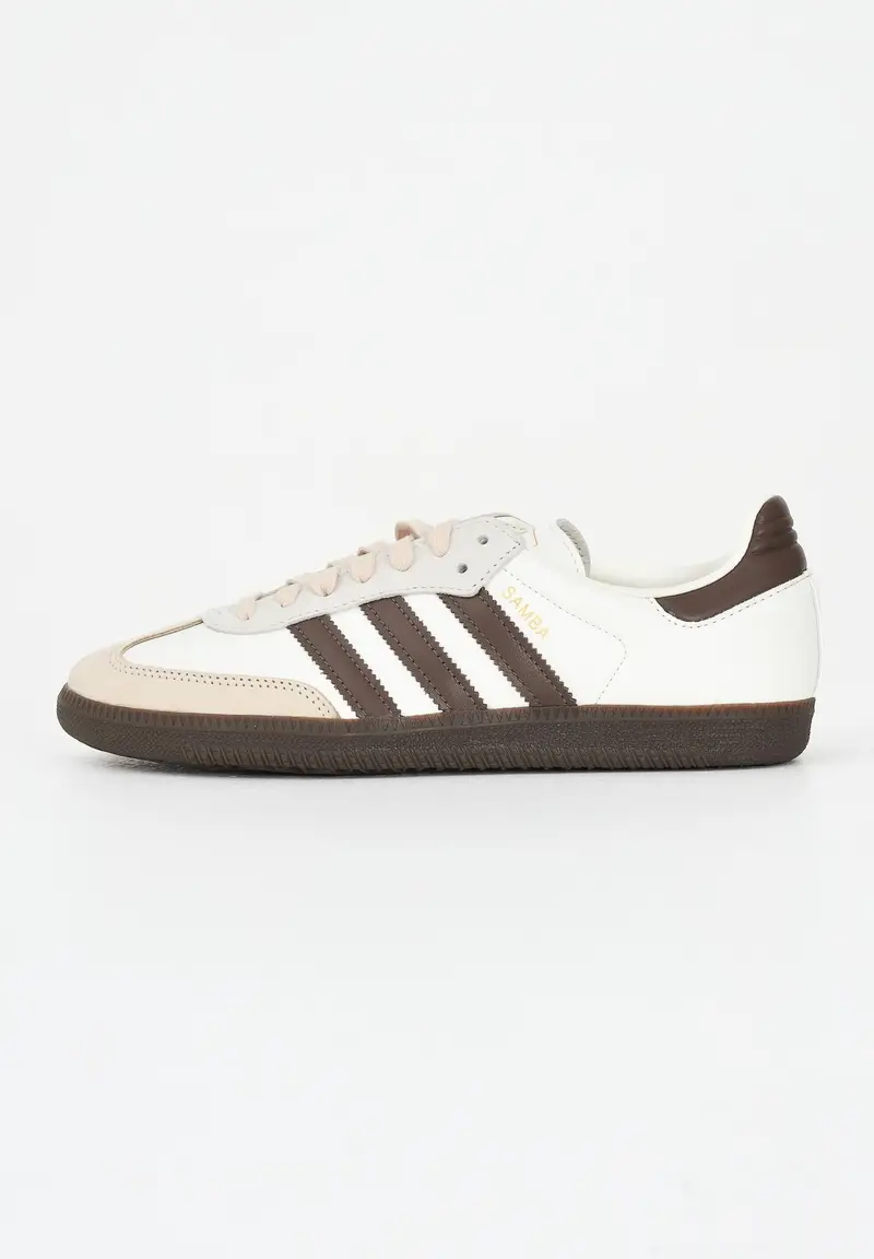 adidas Originals Sneakers Samba OG panna e marrone per uomo e donna