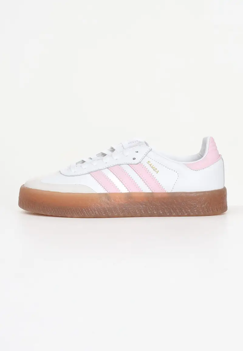 adidas Originals Sneakers Sambae bianche e rosa da donna