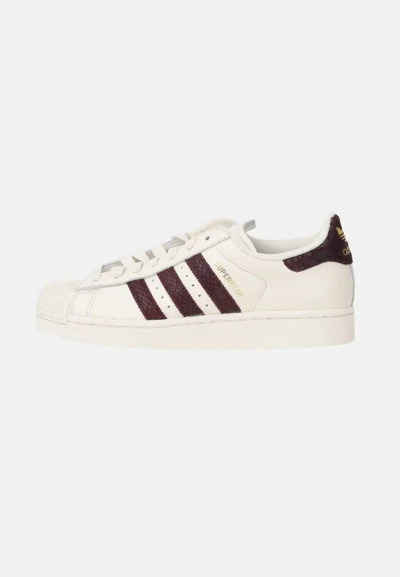 adidas Originals Sneakers SUPERSTAR II panna e bordeaux da donna