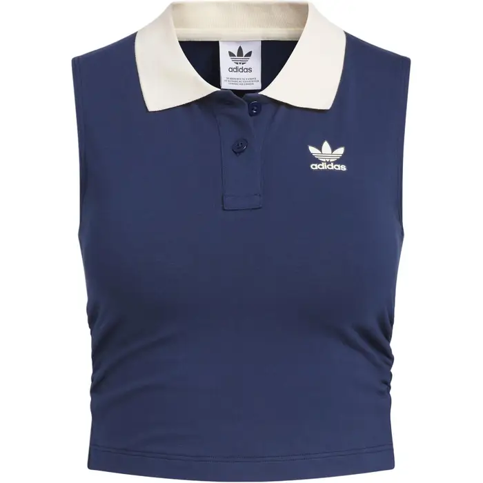 Originals SS25 Canotta Imbottita Polo Moda Versatile Comoda Gilet a Collo Corto Top Donna KE3893 L