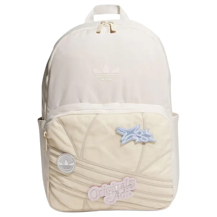 Adidas Originals Zaino Tote Zaino Sportivo Rimovibile con Velcro Poliestere Riciclato per Laptop Unisex Bianco KC1422 White