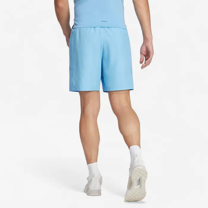 Adidas Pantaloncini uomo palestra regular fit traspiranti blu | Celeste