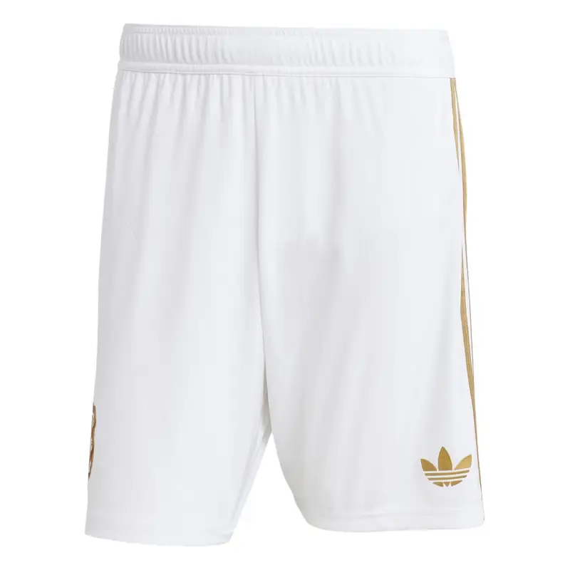 Adidas pantaloncini anniversario Fc Bayern bianchi uomo streetwear KA7437