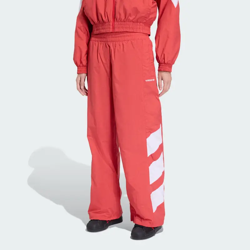 Adidas Pantaloni Blocked Washed Better Scarlet
