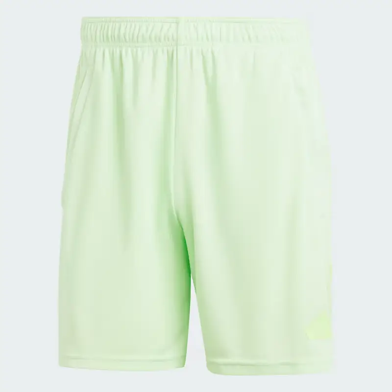 Adidas Pantaloni Corti da Allenamento Logo Train Essentials Semi Green Spark