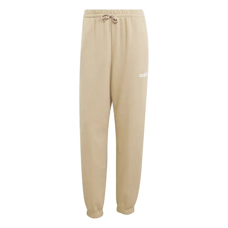 Adidas Pantaloni sportivi da donna Essentials Linear French Terry Beige