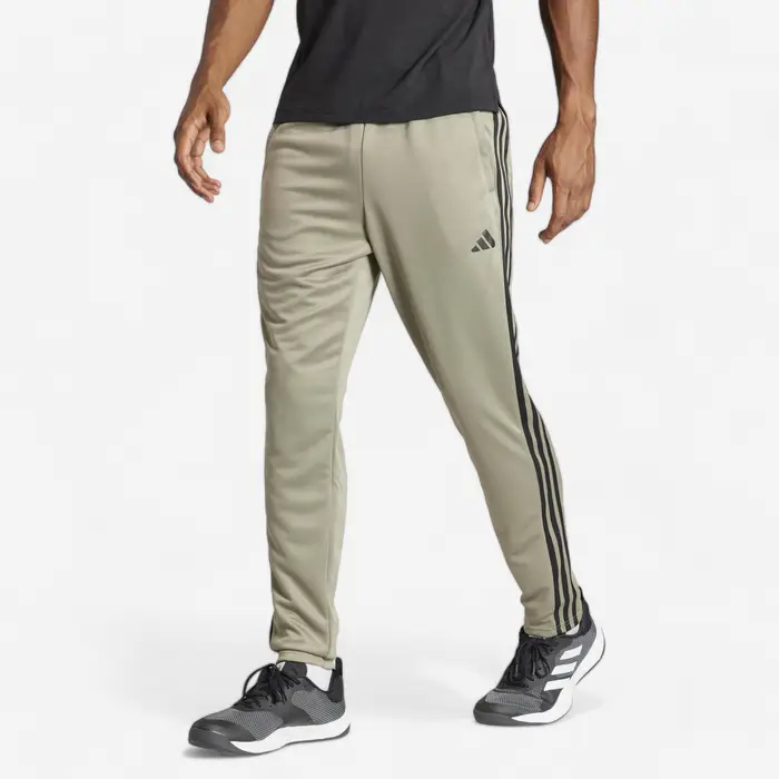 Adidas Pantaloni tuta uomo regular fit traspiranti grigio-argento | Grigio chiaro