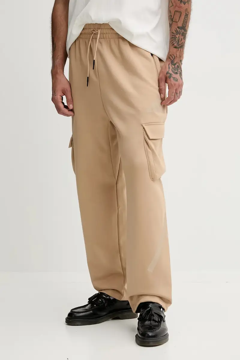 Adidas pantaloni tuta x Z.N.E uomo colore beige JW4758