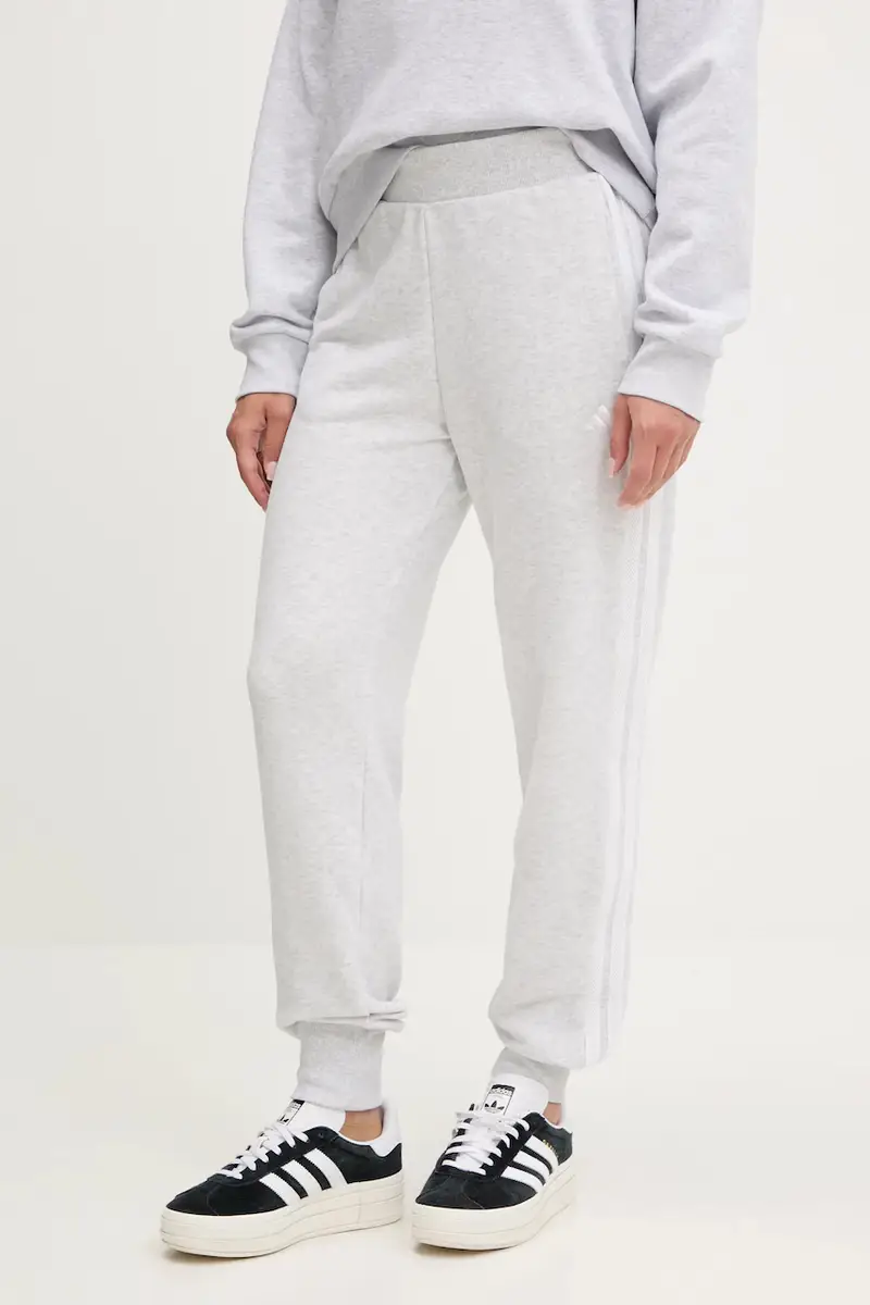 Adidas pantaloni tuta Coquette donna colore grigio JM1914