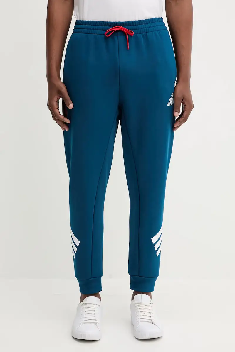 Adidas pantaloni tuta uomo colore blu JL8054