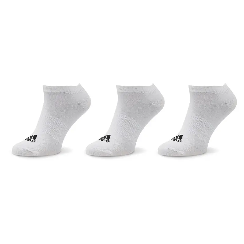 adidas Pedulini unisex Thin and Light Sportswear Low-Cut Socks 3 Pairs HT3469 Bianco