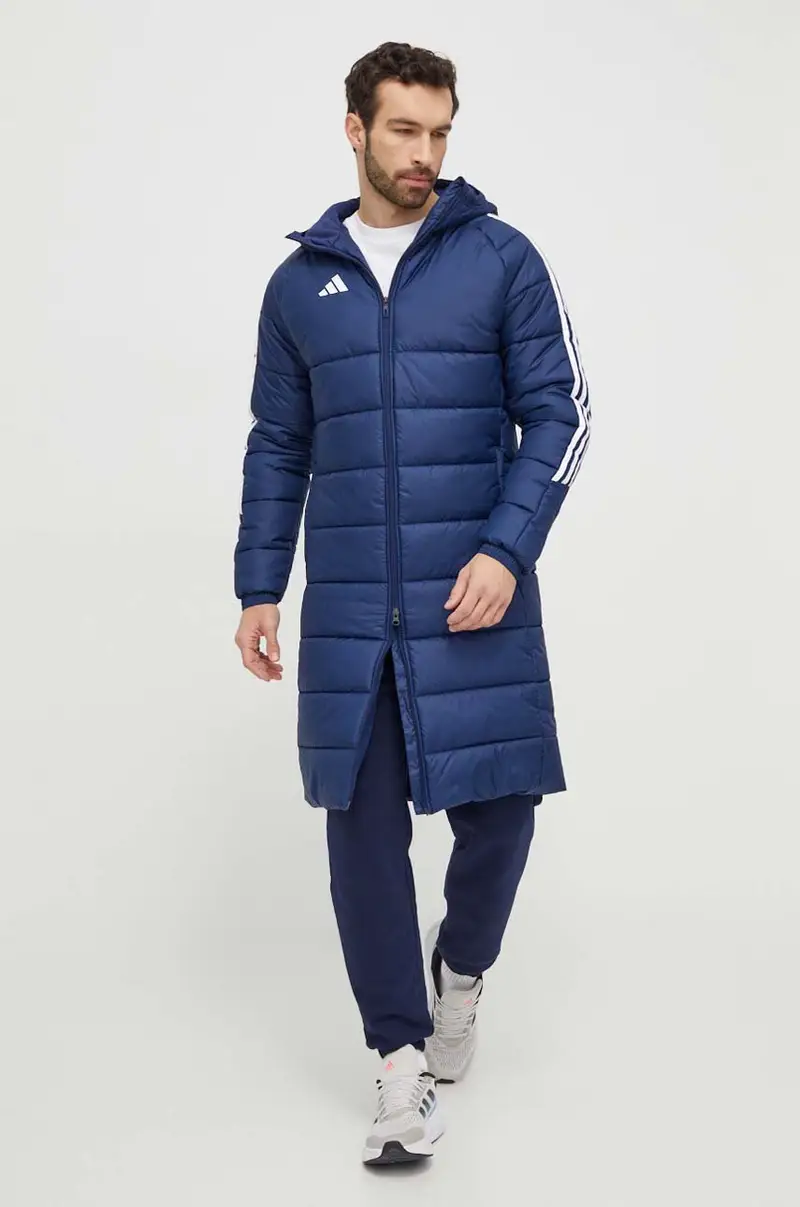 adidas performance giacca TIRO uomo colore blu navy IR9502