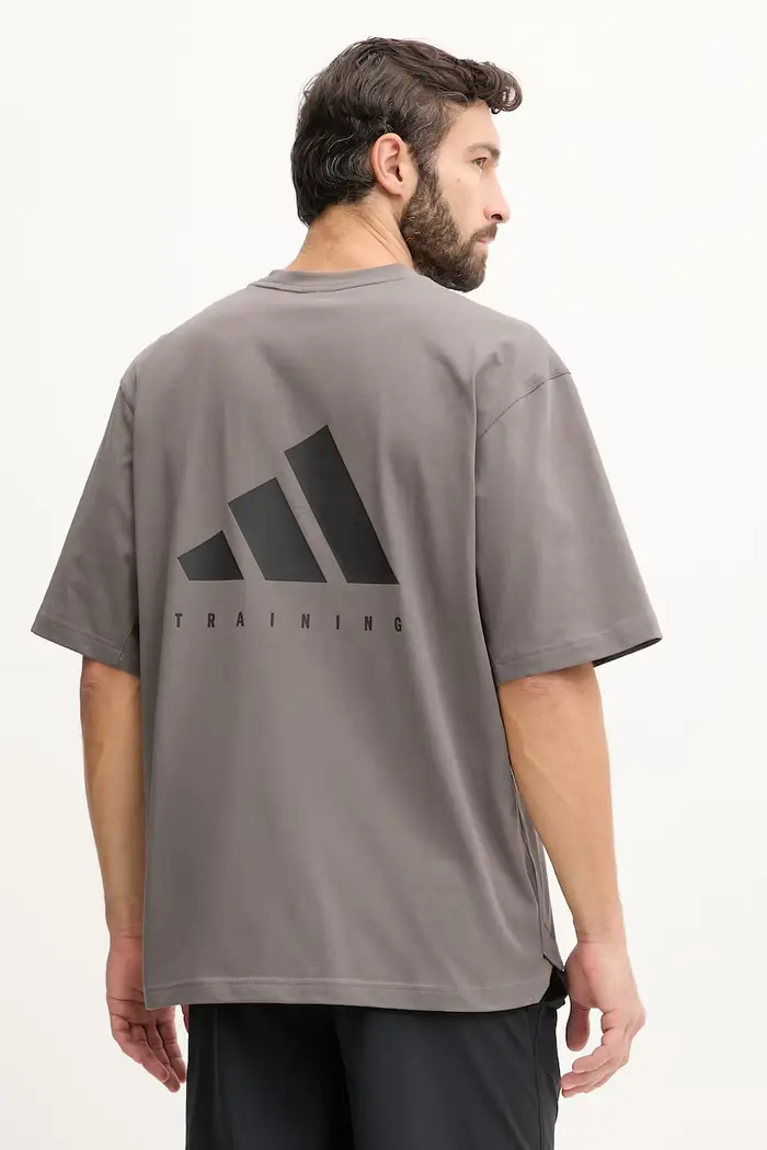 adidas performance maglietta da allenamento Grigio