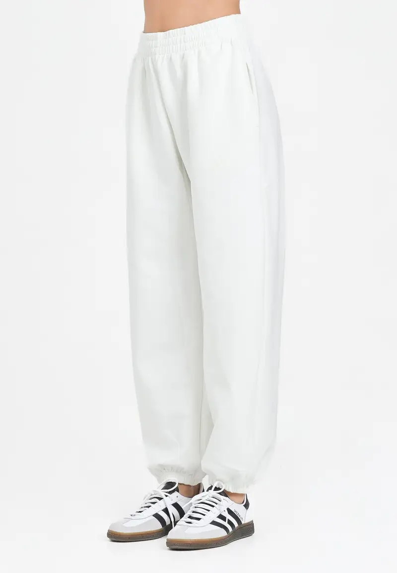 adidas performance Pantalone sportivo Soft Lux bianco da donna