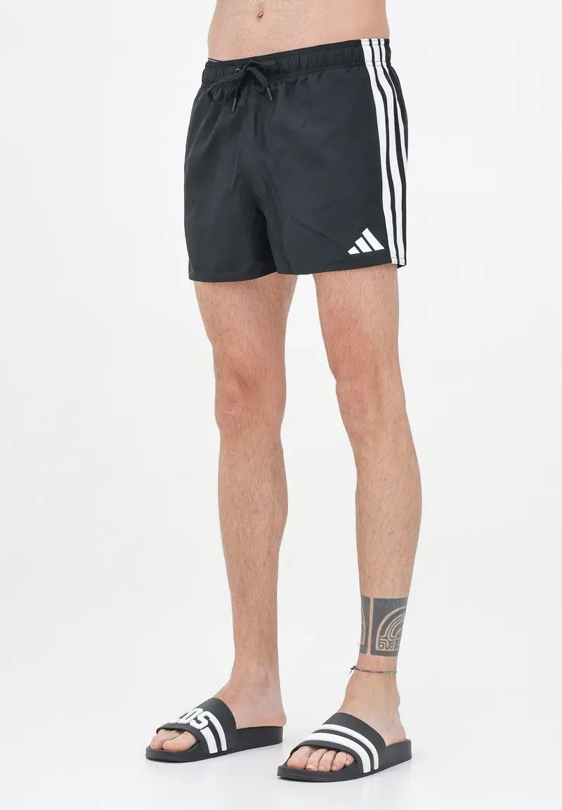 ADIDAS PERFORMANCE Shorts mare 3-Stripes nero da uomo