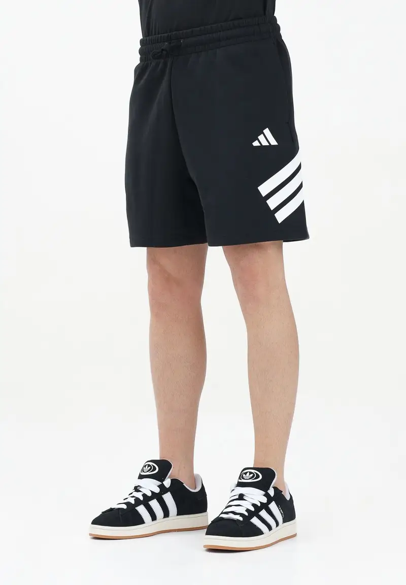 adidas performance Shorts sportivo Future Icons 3-Stripes nero da uomo