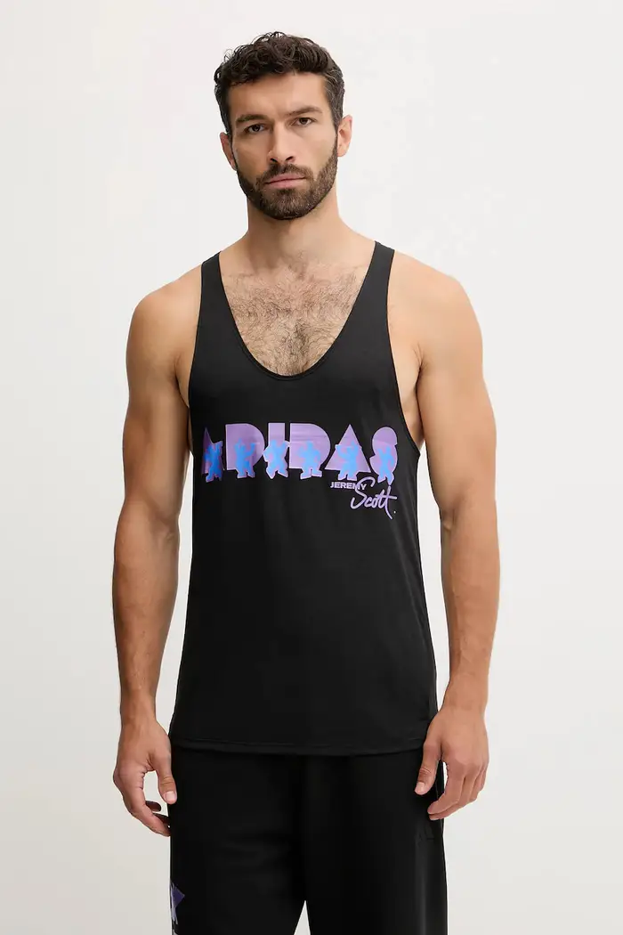 adidas performance top da allenamento PRIDE Nero