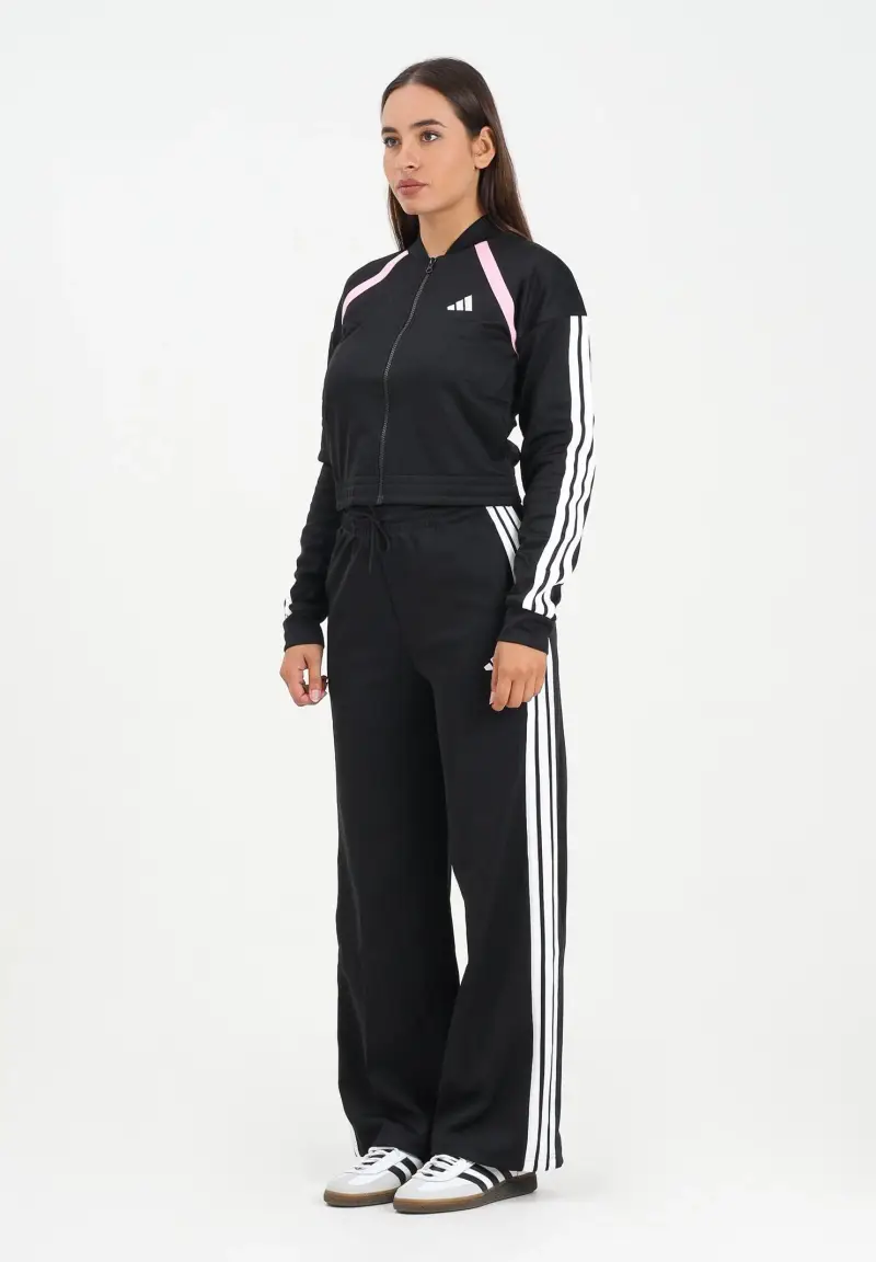 adidas performance Tuta Teamsport nera da donna