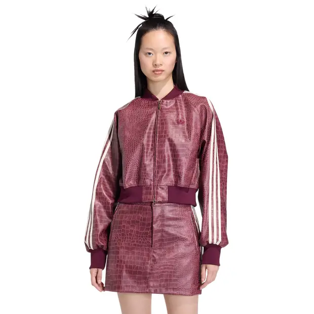 Pleather Jacket Donna - Giacche Rosso - di cotone Red