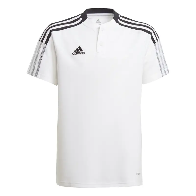 Adidas Poloshirt Tiro 21 Unisex Kinder | Bianco