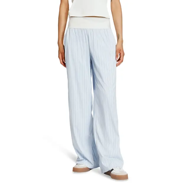 Adidas Poplin Trousers Donna - Pantaloni Blu Blue