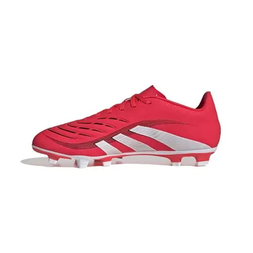 adidas Predator Club Firm Multi Ground Football Boots, Scarpe da Calcio Unisex-Adulto, Lucid Red/Cloud White/Core