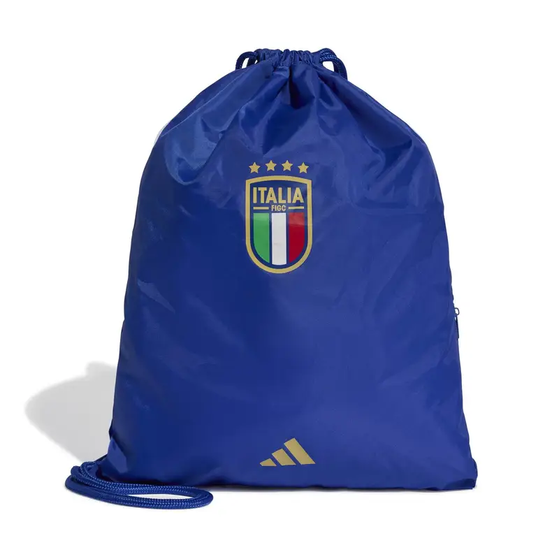 Adidas Sacchetto a cordoncino Italia FIGC Coupe du Monde 2026 Bleu