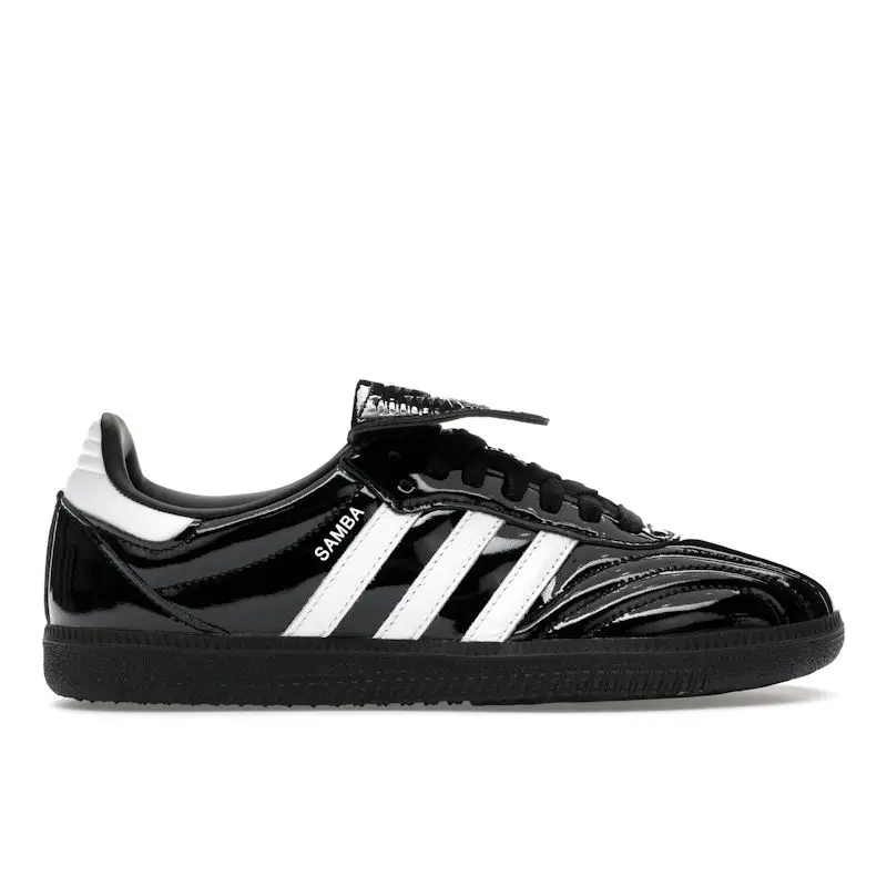 Adidas Samba LT Pacchetto Pelle Verniciata - Sneakers Nere da Donna Nero Core Calzature-Bianco JI2707 42⅔