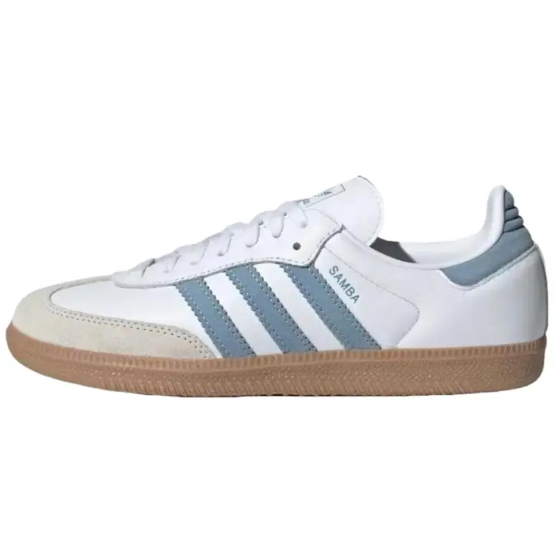 Adidas Samba OG Bianco Blu Cenere Gomma Sneakers da Donna Bianco Nuvola Allumina JS1391 42⅔