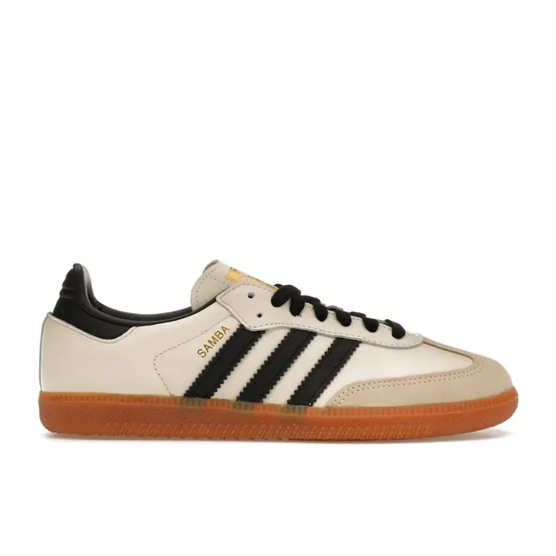 Adidas Samba OG Bianco Crema Sabbia Strata Sneakers Donna Nero Intenso ID0478