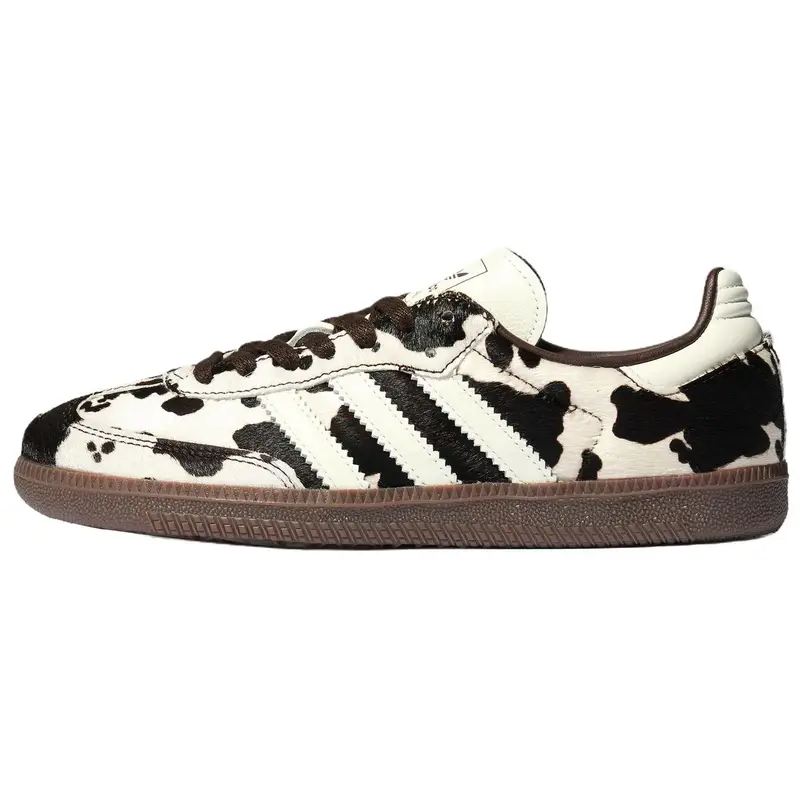 Adidas Samba OG Stampa Mucca Bianco Nero Sneakers da Donna Gomma Scuro KK2238 41⅓