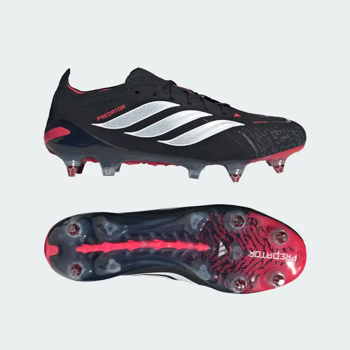 Scarpa da calcio per terreni naturali morbidi PREDATOR ELITE Core Black