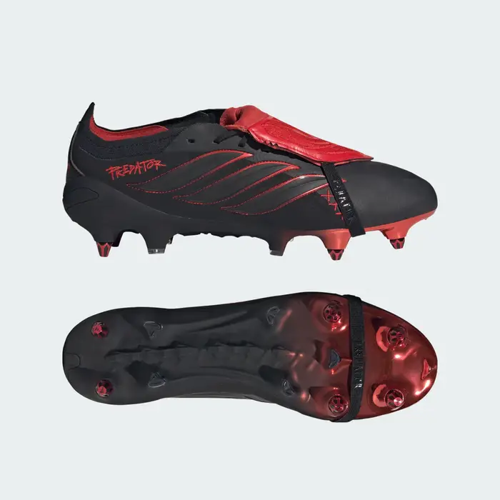 Adidas Scarpa da calcio PREDATOR ELITE Fold-Over Tongue Soft Ground Core Black