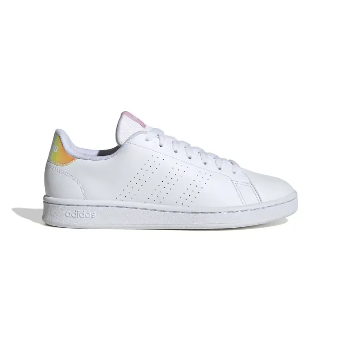 Adidas Scarpe da basket da bambina Advantage Blanc