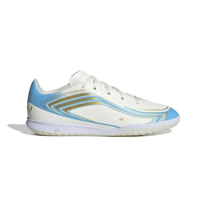 Adidas Scarpe da calcio bambino F50 Messi Club IN Beige