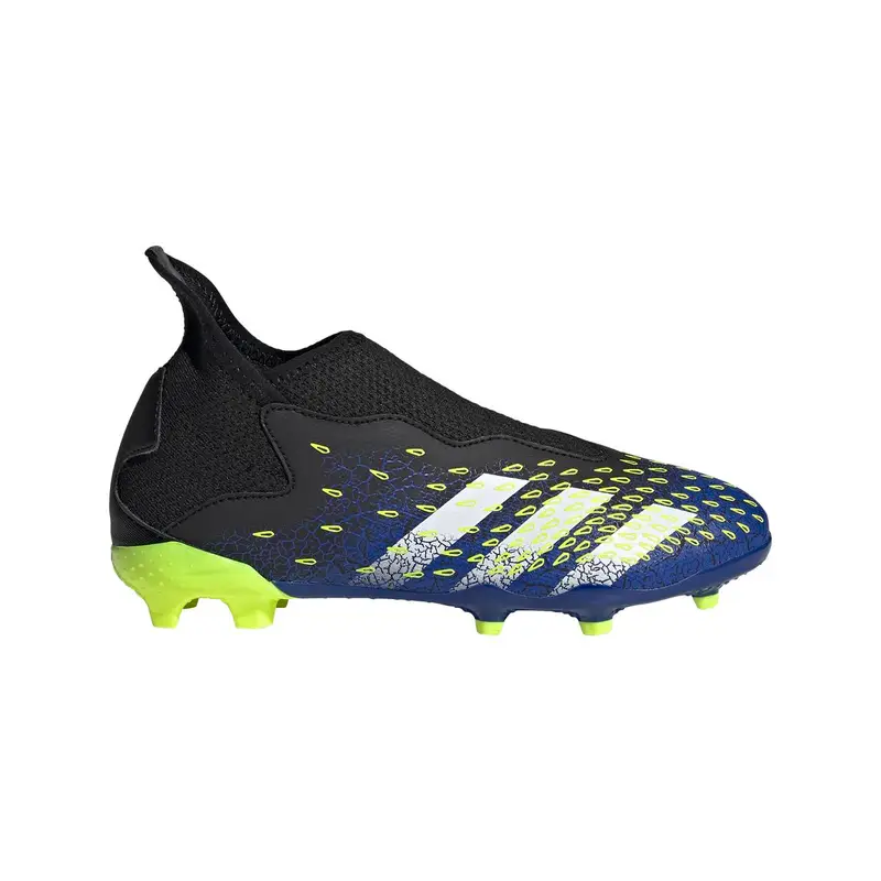 Adidas Scarpe da calcio per bambini Predator Freak .3 Laceless FG Noir