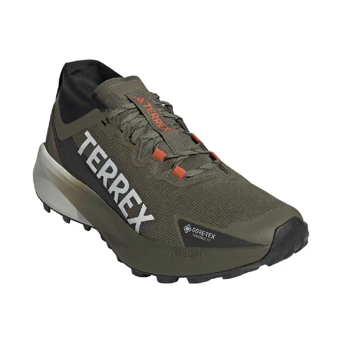 Scarpe da Corsa Adidas Mens Terrex Agravic GORE-TEX 11 5 UK oliva