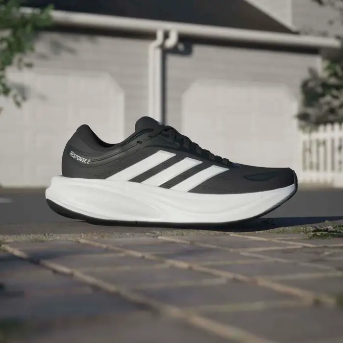 Scarpe da running donna adidas Response 2 nere con intersuola Cloudfoam