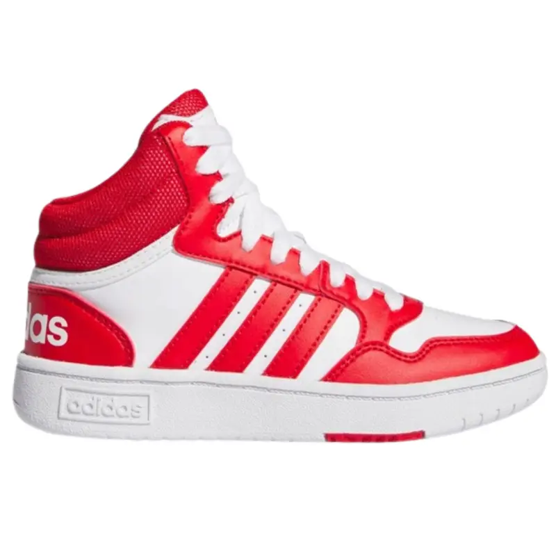 Scarpe sportive da bambino Adidas IG3718 Hoops 3.0 Mid rosse r. 38⅔ 38 2/3 rosso