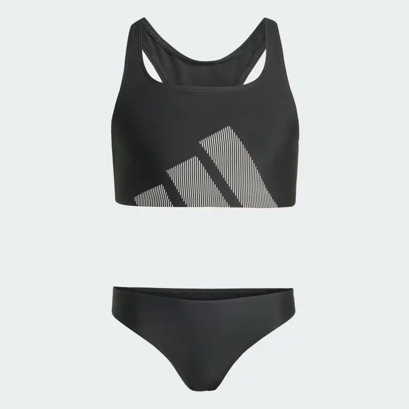 Adidas Set bikini C-back Logo grande Bambini Black