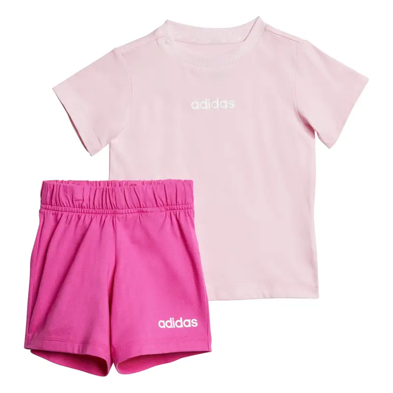 Adidas Set di T-shirt e Short da bambino Essentials Rose