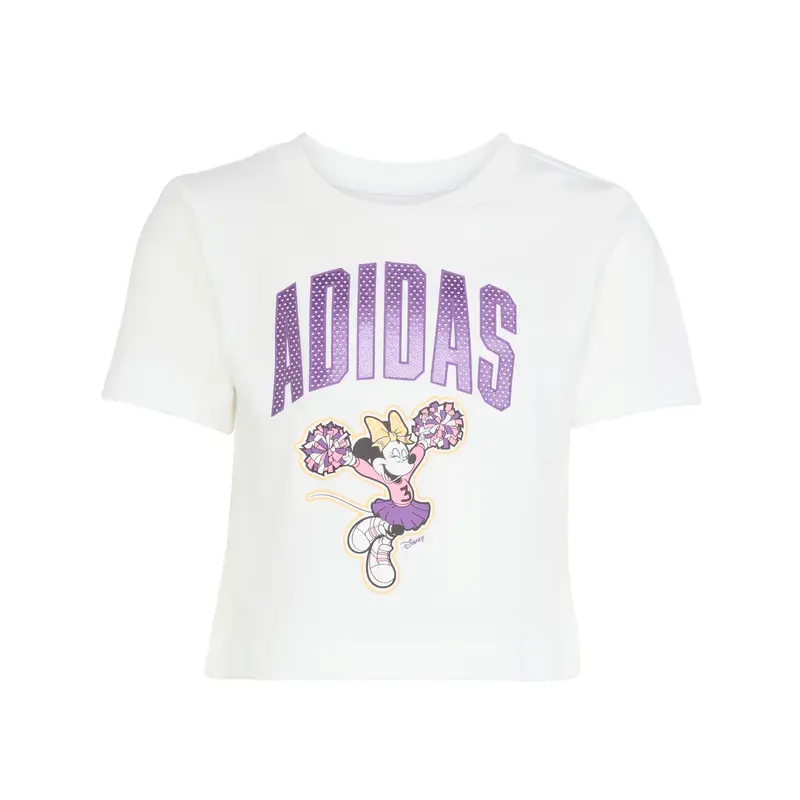 Adidas Set di T-shirt e Shorts da bambina Disney Minnie Mouse Blanc